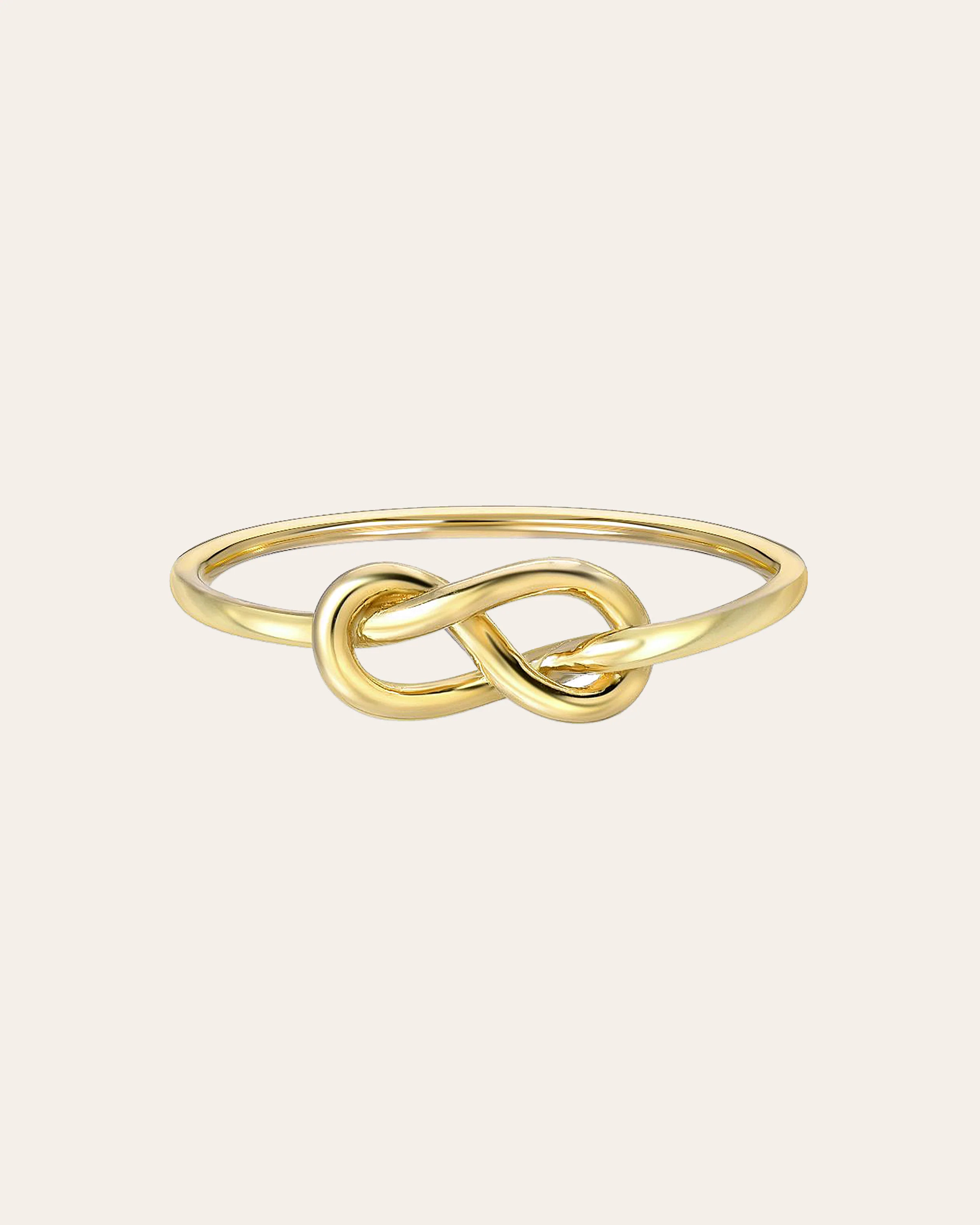 14k Gold Knot Ring | Zoe Lev Jewelry