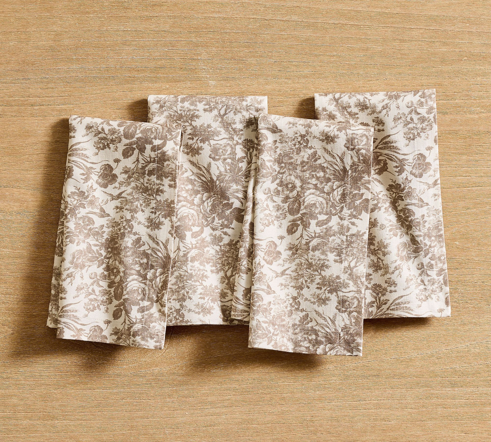 Sorrel Toile Organic Cotton Napkins - Set of 4 | Pottery Barn (US)