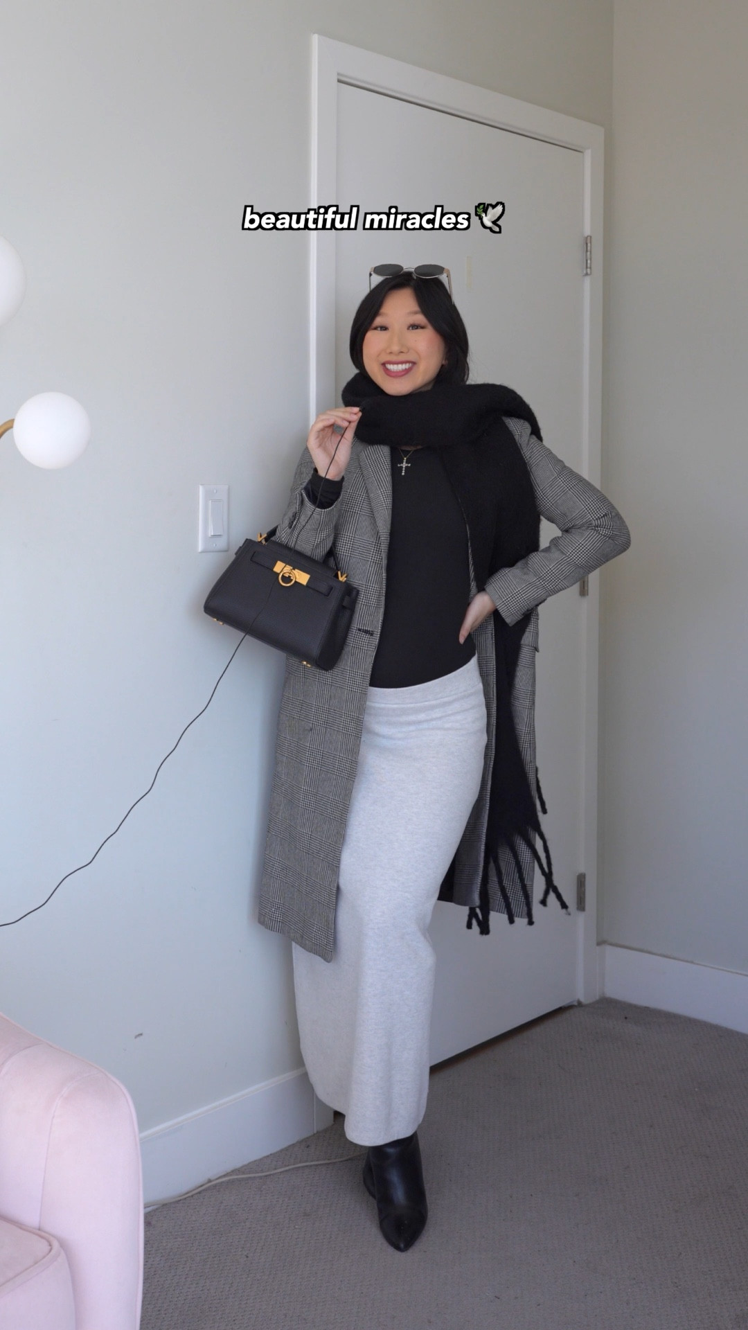 Black Ribbed Bodysuit: size XS
Gray Knit Maxi Skirt: size M
Black Knee High Boots: true to size
Linking similar products

How to style, outfit idea, bump style, pregnant fashion, grwm, second trimester, cold weather fashion 

#LTKmomlife #LTKBump #LTKootd