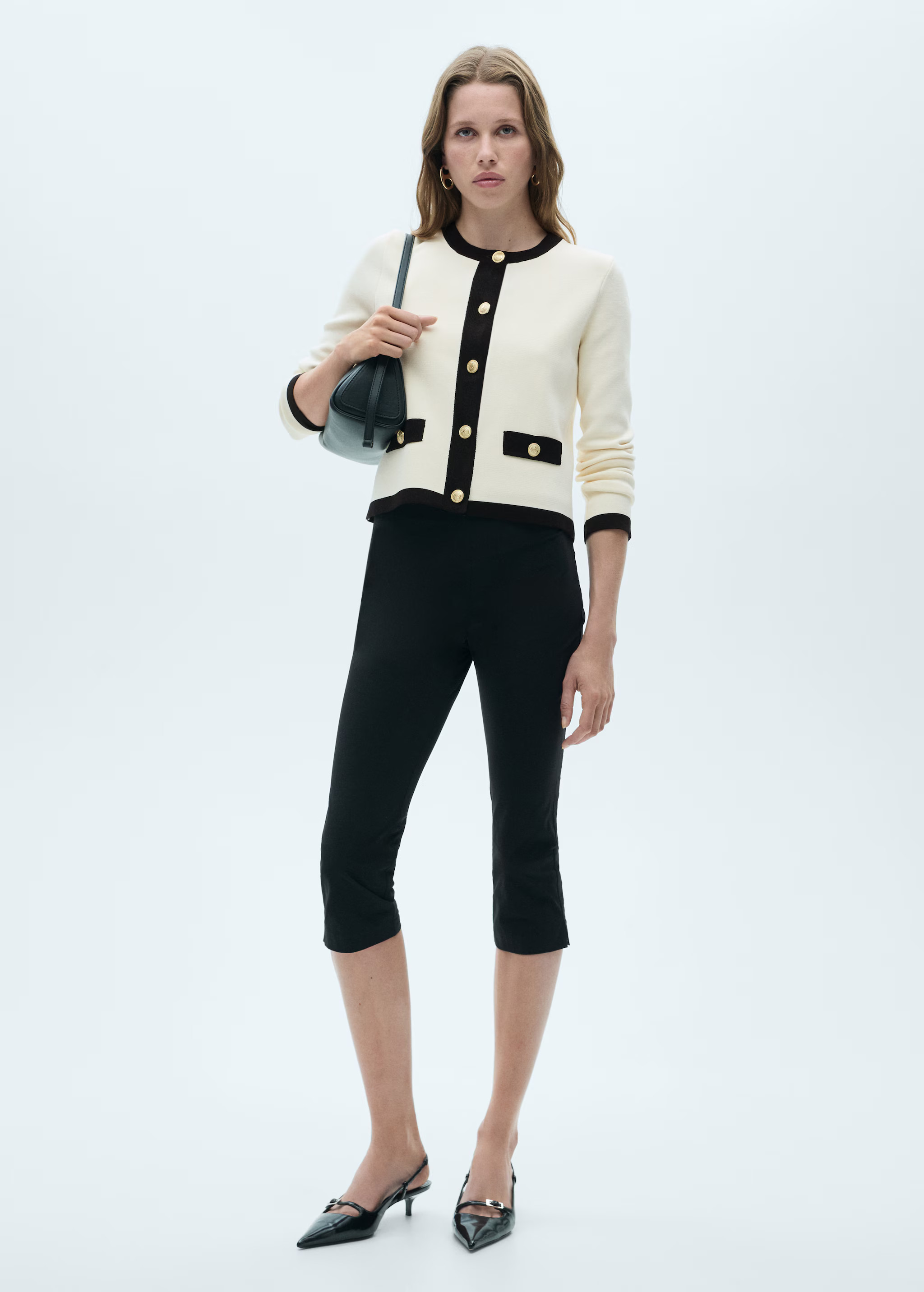 Knitted jacket pia | MANGO (UK)