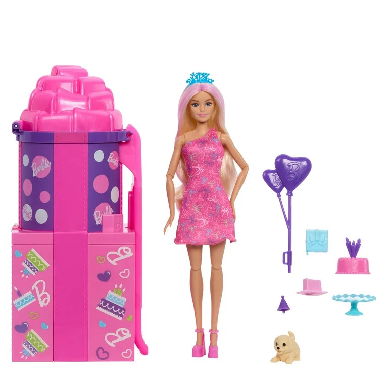 Barbie Rise & Surprise Pet Birthday Series Doll & Accessories with Slide & Surprises (Styles May ... | Walmart (US)