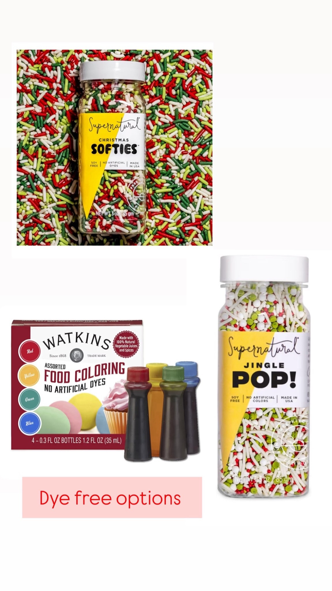 Dye free Christmas baking options

#LTKHome #LTKHoliday #LTKKids