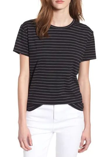 Women's Lira Clothing Arizona Stripe Tee, Size X-Small - Black | Nordstrom