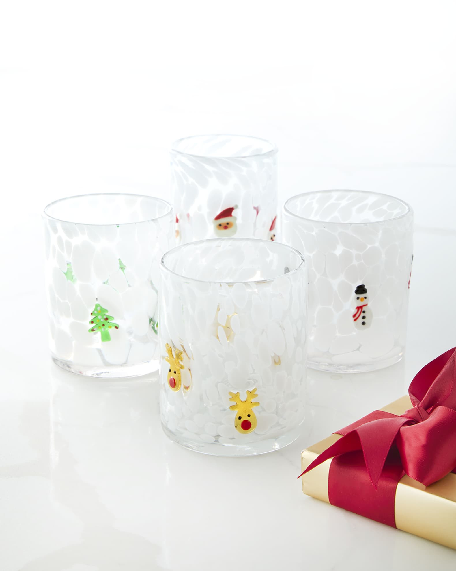 Holiday Small Tumblers, Set of 4 | Neiman Marcus
