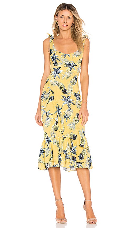 MAJORELLE Nikita Dress in Citrus | Revolve Clothing (Global)