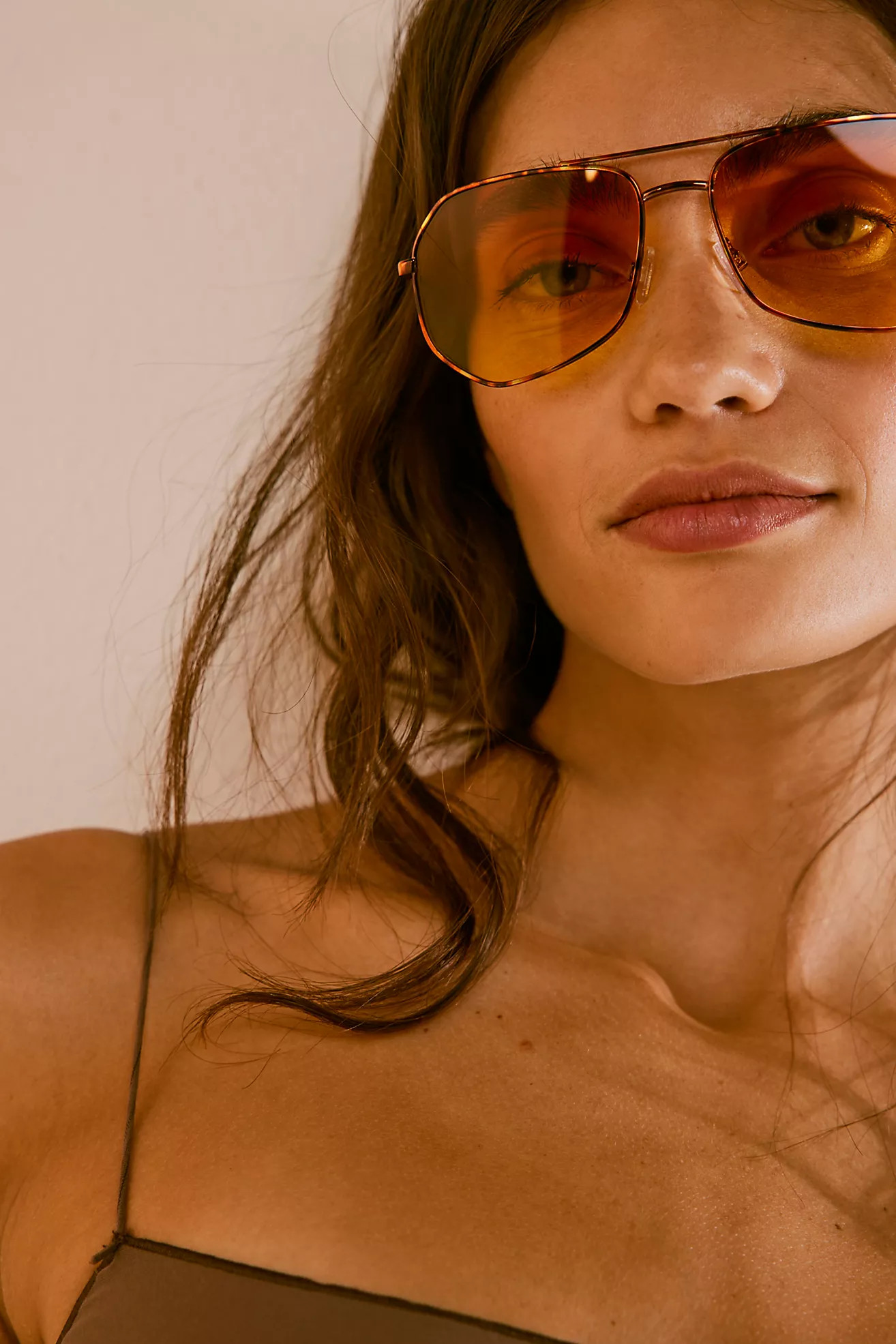 Briston Angled Aviators | Free People (Global - UK&FR Excluded)