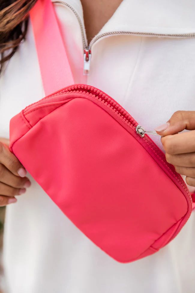 Places To Go Hot Pink Belt Bag DOORBUSTER | Pink Lily