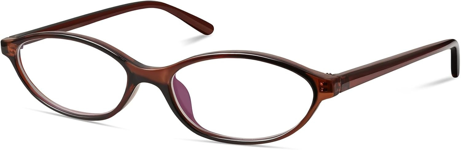Oval Blue Light Blocking Glasses for Women Retro 90s Cat Eye Frame Glasses Computer TV Eyeglasses Anti Eyestrain | Amazon (US)