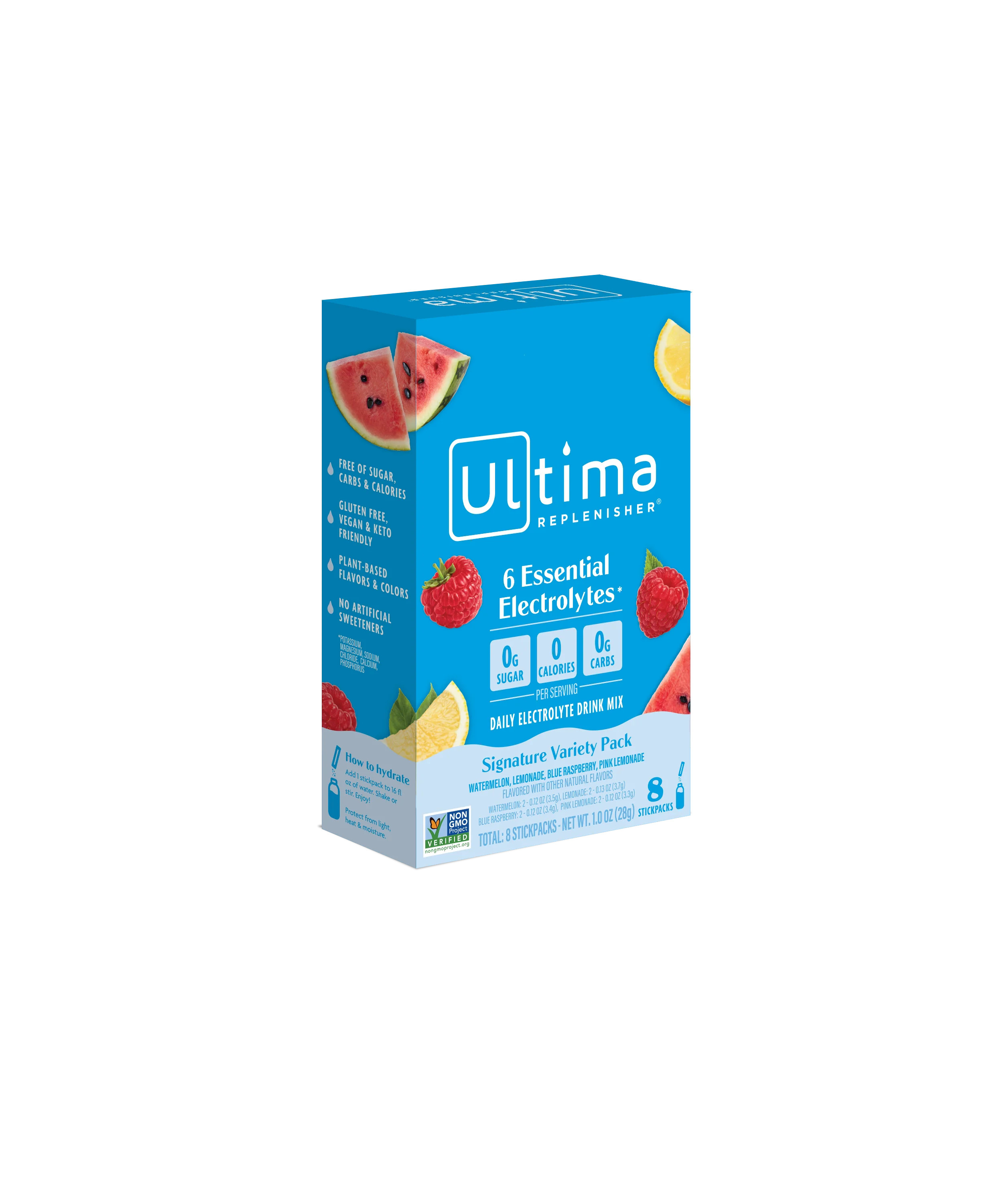 Ultima Replenisher, Signautre Variety Pack, 8 Count, Electrolyte Supplement | Walmart (US)