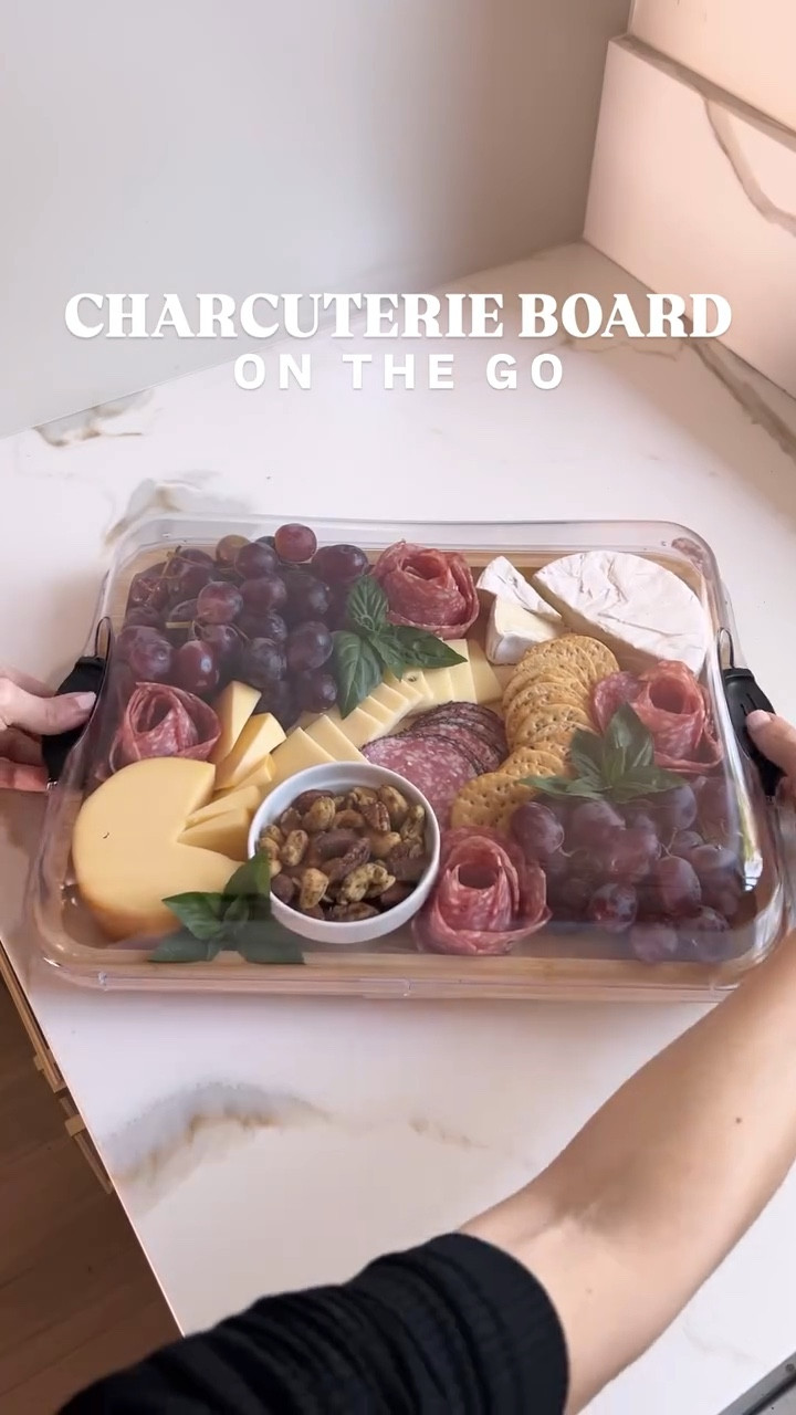 Finally a charcuterie board that makes it easy to make-and-take. 

I love making charcuterie boards, but hate the stress of transporting it safely when taking it to girls night, movie night or holiday dinners. This board has a snap locking lid so the food stays fresh and stays put. 
.
.
.
.
.
#amazonfinds #amazoninfluencer #charcuterie #charcuterieboard #holidaygifts #giftsforher #amazonhome #amazonhomefinds #kitchenhacks #holidayrecipes

#LTKHoliday #LTKVideo #LTKHome