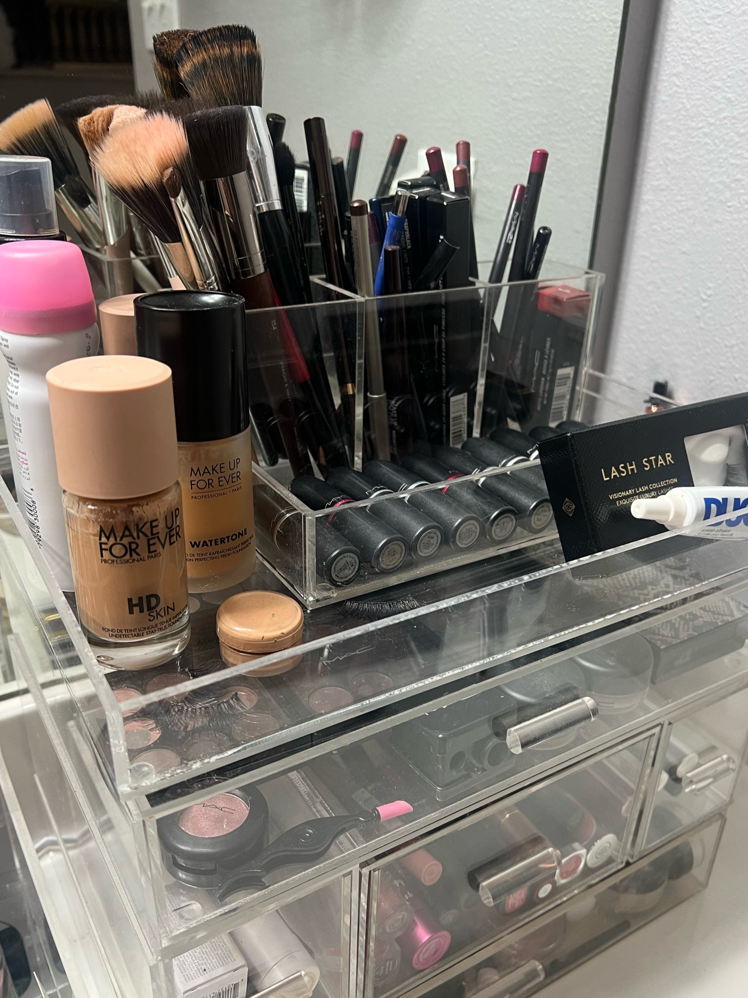 Offseason project - organize makeup. #makeup #makeupdisplay 

#LTKstyletip #LTKbeauty