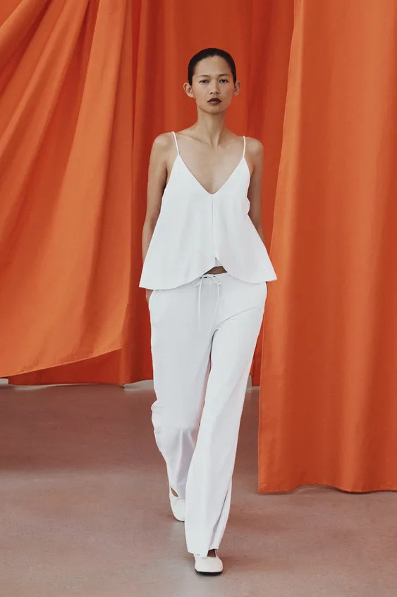 SUPIMA® RUFFLED TOP | Zara US