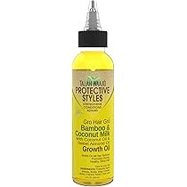 Taliah Waajid Hair Gro Bamboo and Coconut Milk Growth Oil, 4 Oz | Amazon (US)