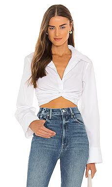 L'Academie Zofia Top in White from Revolve.com | Revolve Clothing (Global)