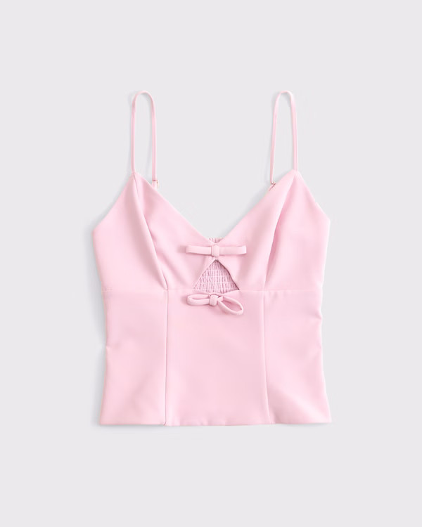 Cutout Bow Top | Abercrombie & Fitch (US)