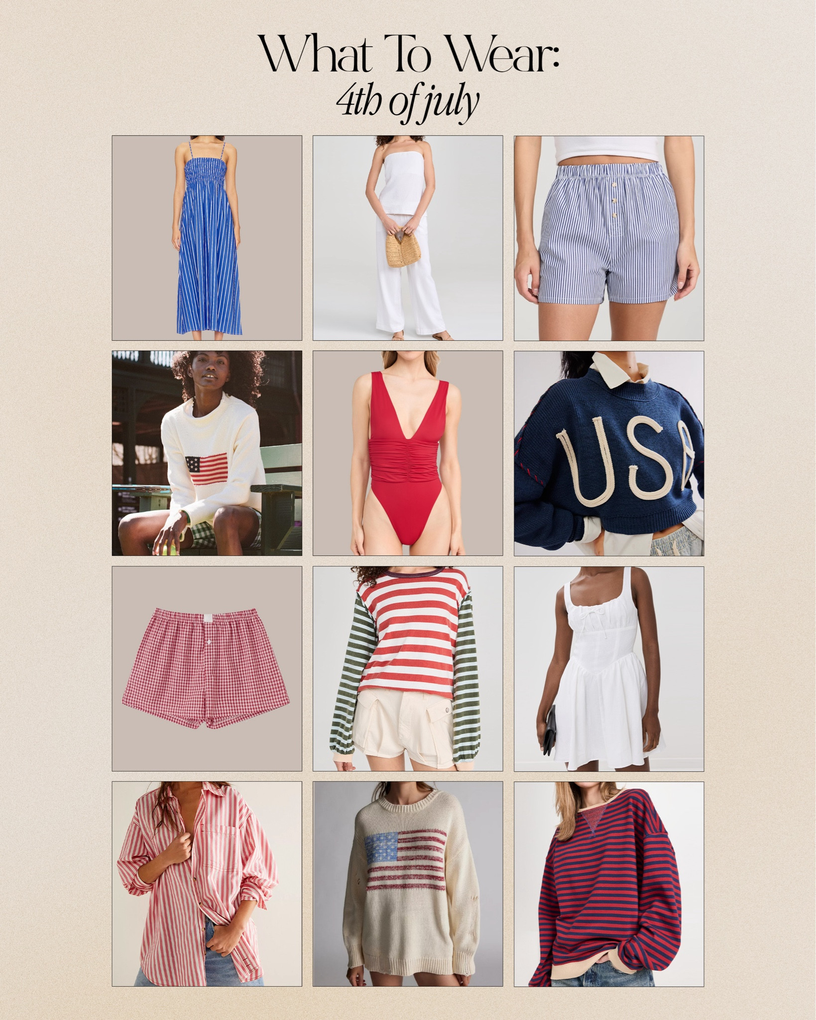 What to wear: 4th of July 🇺🇸