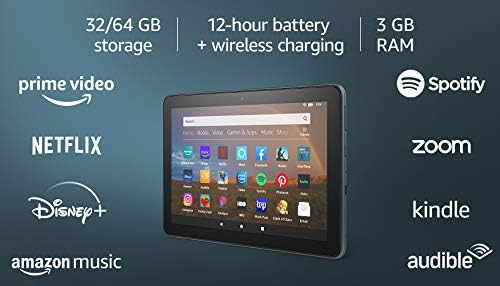 All-new Fire HD 8 Plus tablet, HD display, 32 GB, our best 8" tablet for portable entertainment, ... | Amazon (US)