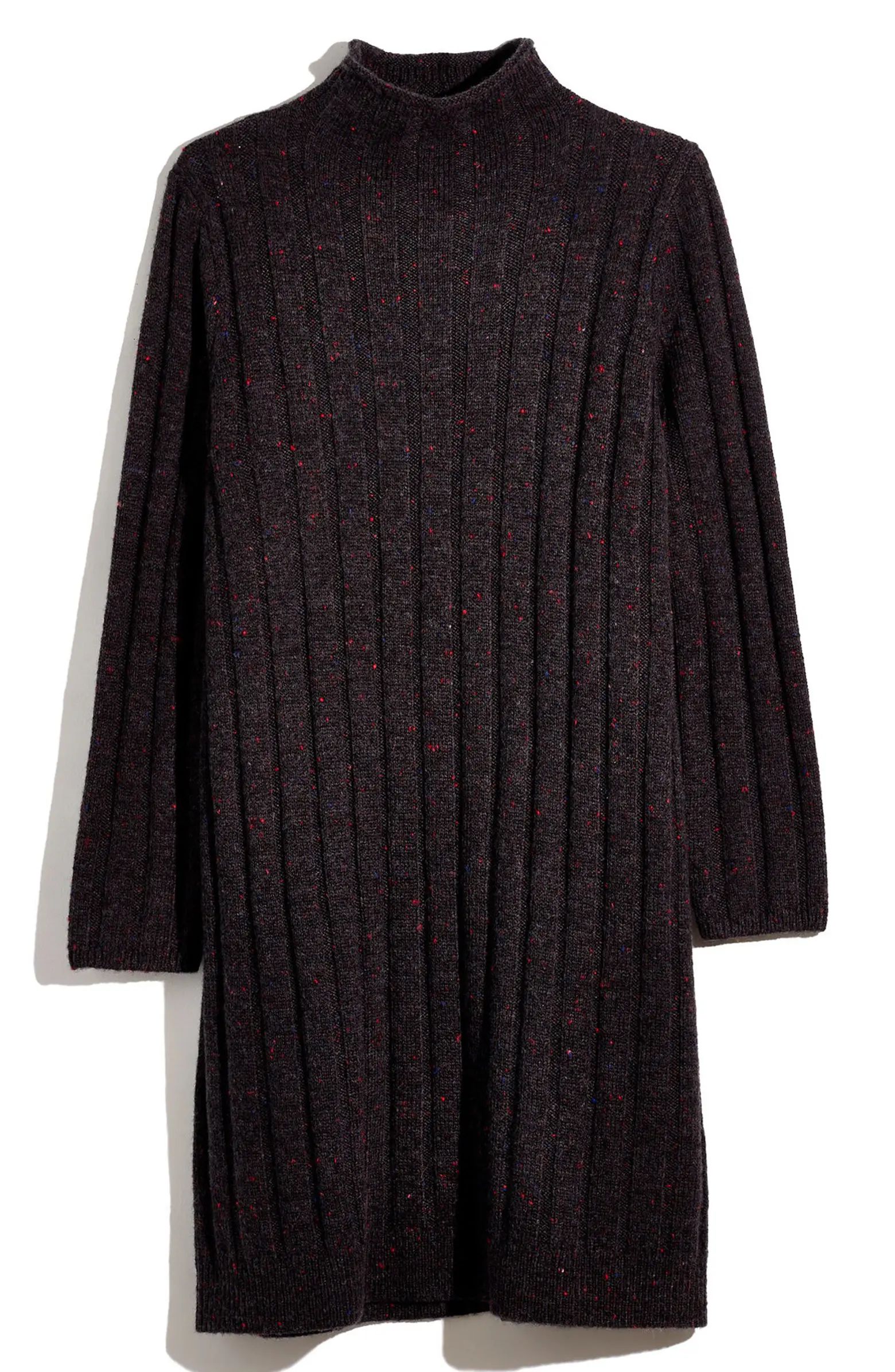 Donegal Rolled Mock Neck Sweater Dress | Nordstrom Rack