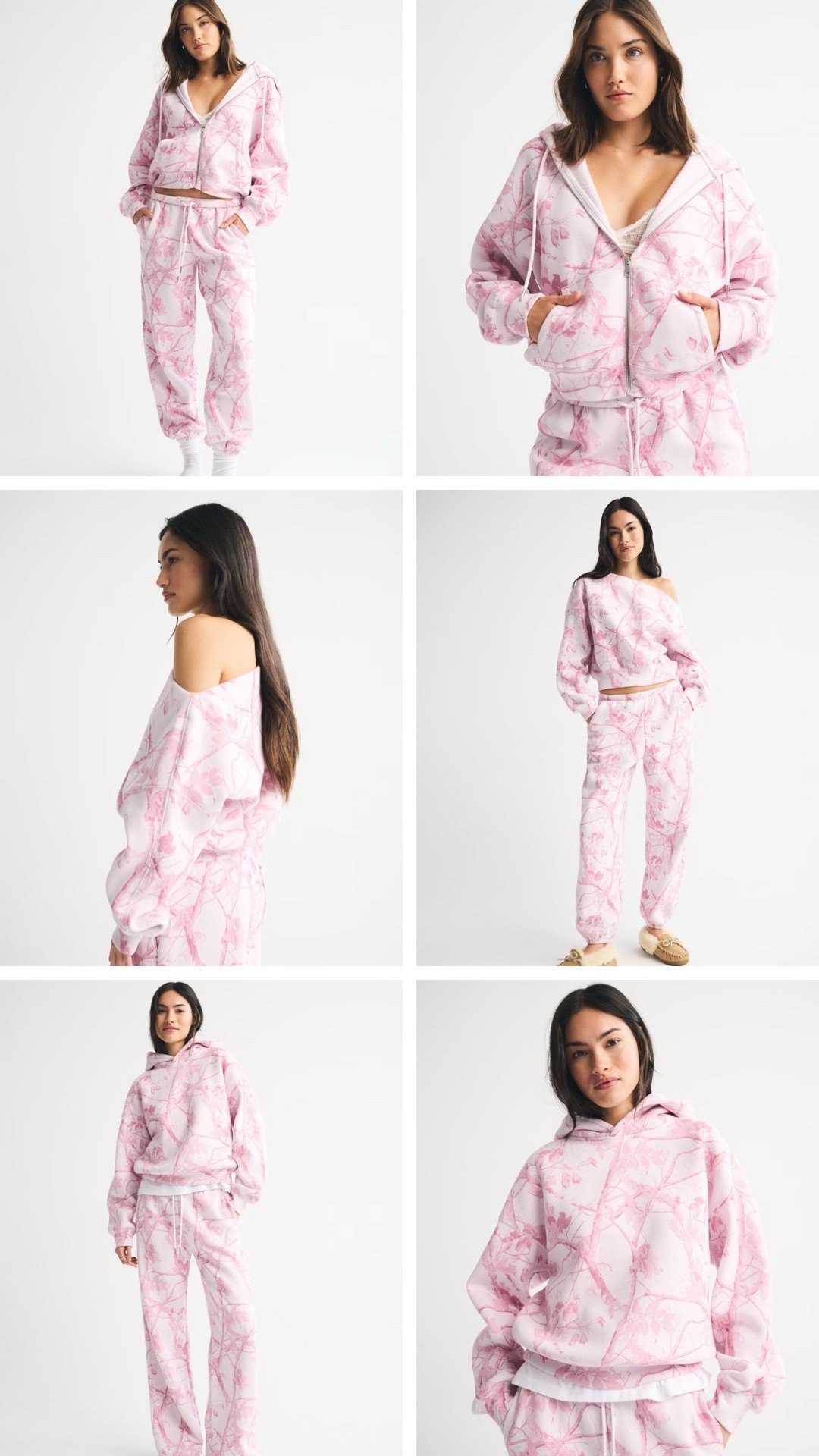 ON SALE!! Pink camo sweatshirts and sweatpants at Abercrombie! So pretty and cozy perfect for fall and winter season!

#LTKFindsUnder100 #LTKSaleAlert #LTKActive