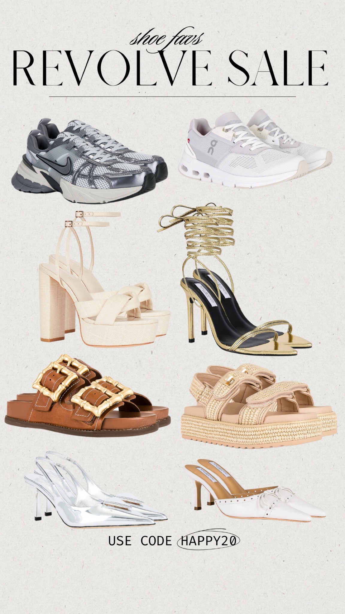 REVOLVE SALE PICKS — use code HAPPY20 for 20% off your order!

#salealert #onsale #springsale #revolvesale #revolve #springfashion #springfinds #summerfashion #fashionfavs

#LTKsalealert #LTKSpringSale #LTKshoecrush