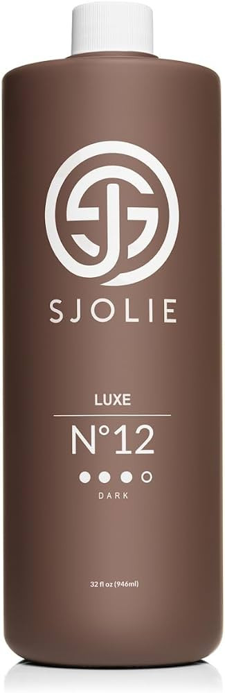 SJOLIE Spray Tan Solution - Luxe 12 - Violet Based Dark Blend | Sunless Tanning Solution for Deep... | Amazon (US)