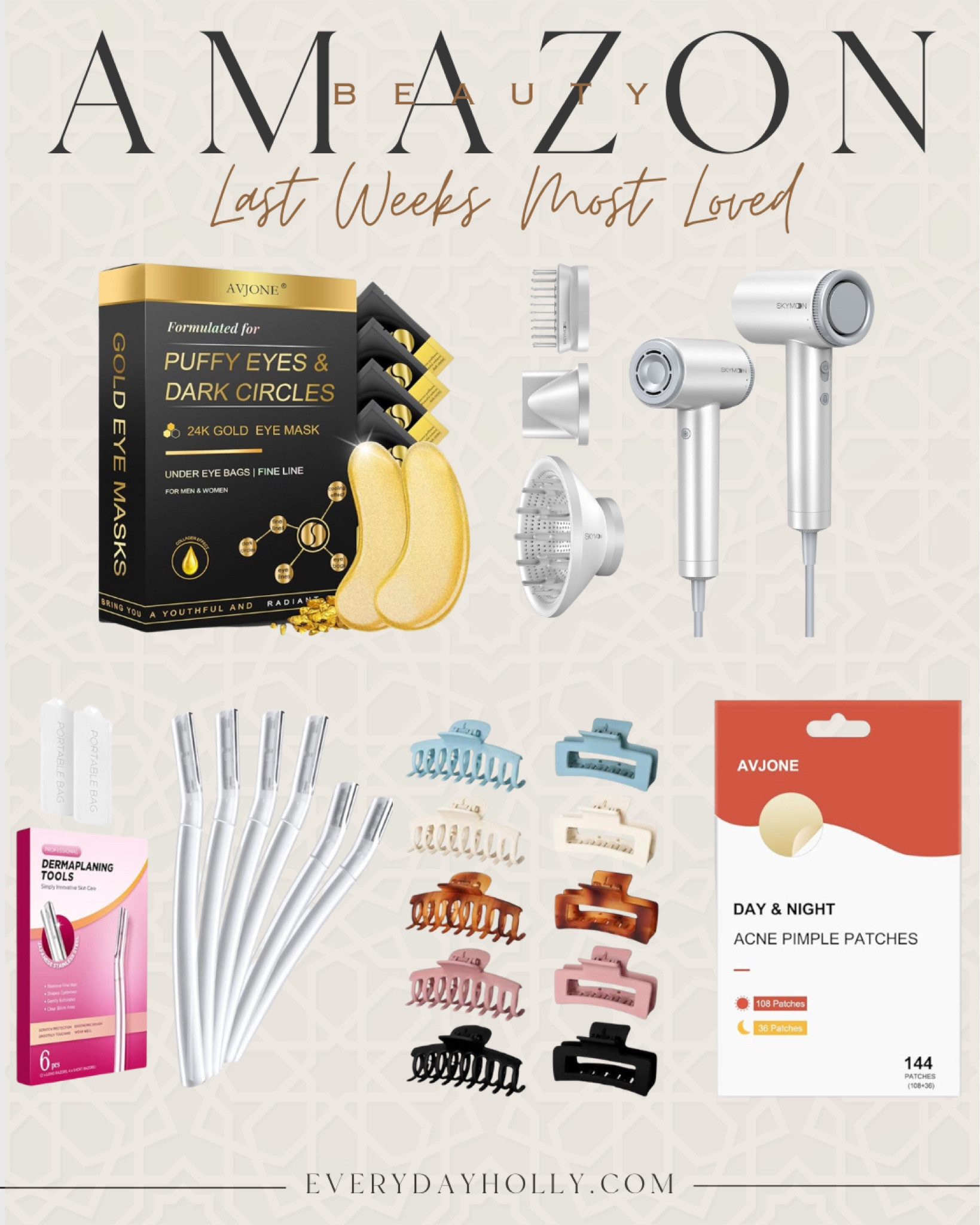 Top Sellers 

Beauty  eye mask  hair care  hair dryer  dermaplane  skin care  pimple patches  face shavers  razors  disposable razors  shave  hair removal  hair clips  EverydayHolly 

#LTKSeasonal #LTKBeauty