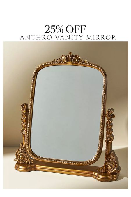 25% off gleaming primrose mirrors from Anthropologie!

Vanity mirror gold mirror home decor sale glam mirror vintage style bathroom accessories 

#LTKsalealert #LTKhome #LTKunder50