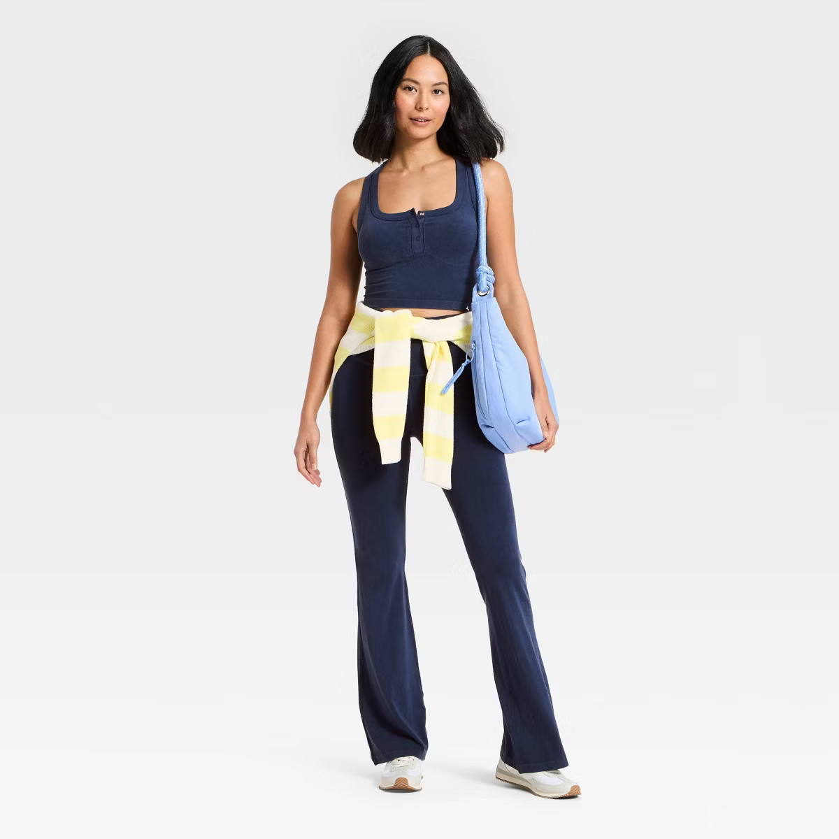 Women's Seamless Henley Support Tank Top - JoyLab™ | Target