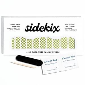 Sidekix Nail Polish Strips | Easy to Apply Nail Stickers | Vegan & Cruelty Free | 100% Nail Polis... | Amazon (US)