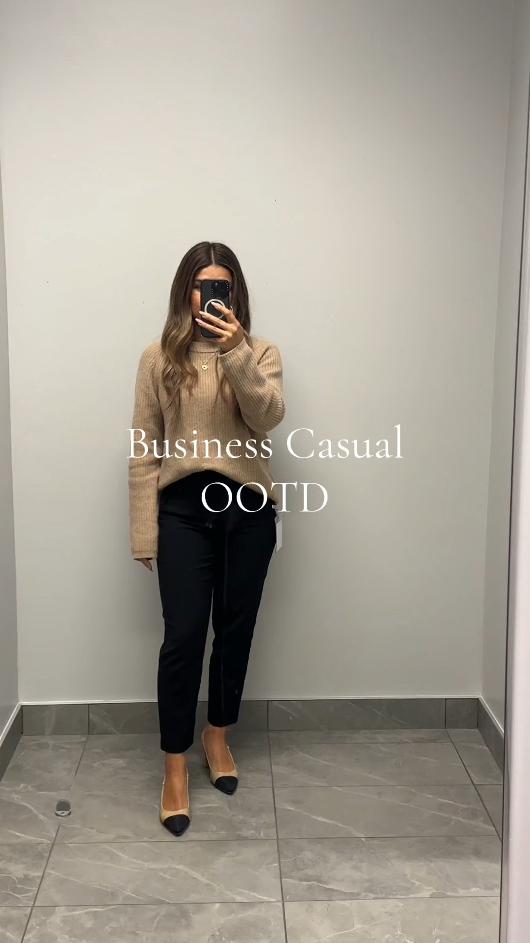 Business casual OOTD 

Pants are Zara

#LTKFindsUnder100 #LTKShoeCrush #LTKWorkwear