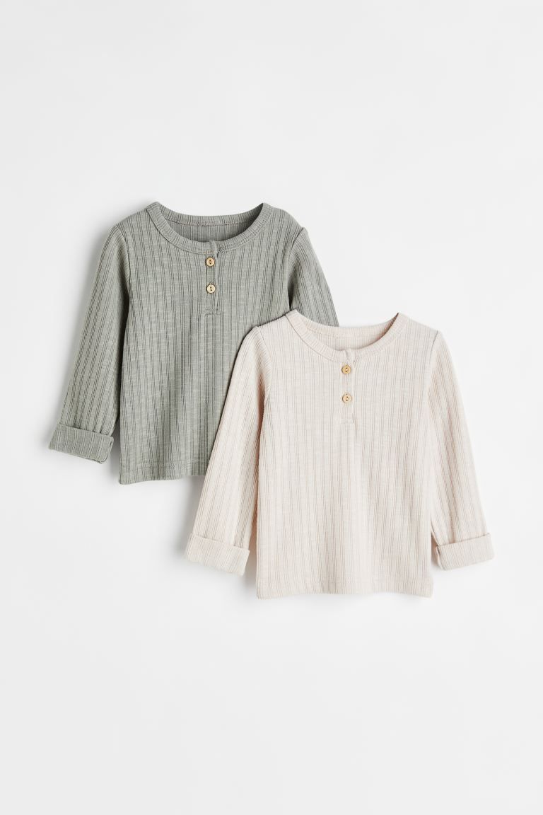 2-pack Henley Shirts | H&M (US + CA)