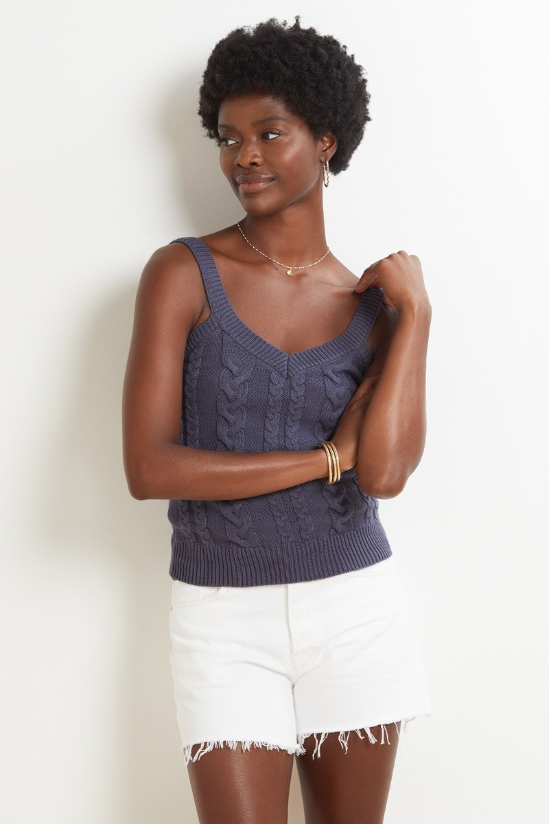 EVEREVE Maeve Cable Tank | EVEREVE | Evereve