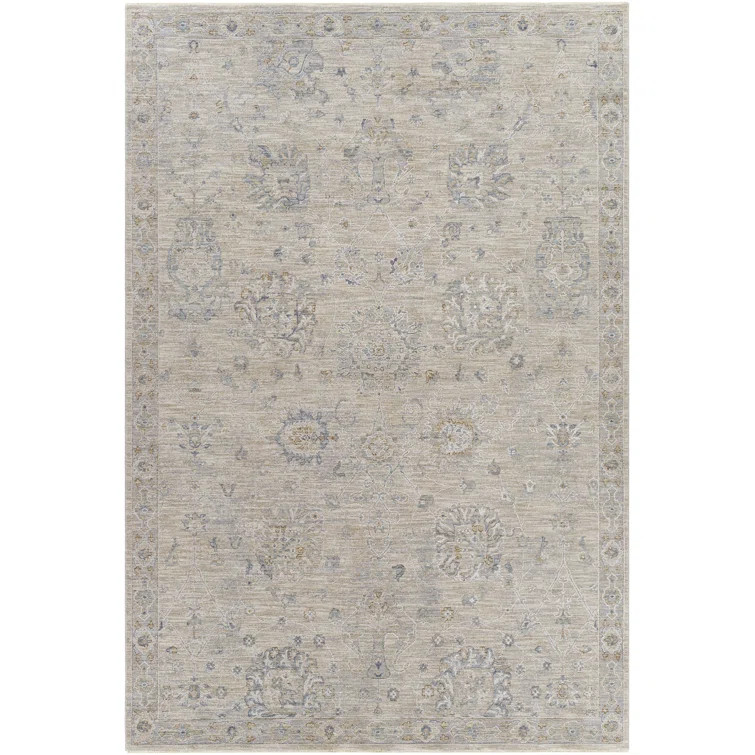 Conlan Oriental Light Beige/Brick Red/Light Gray Area Rug | Wayfair North America