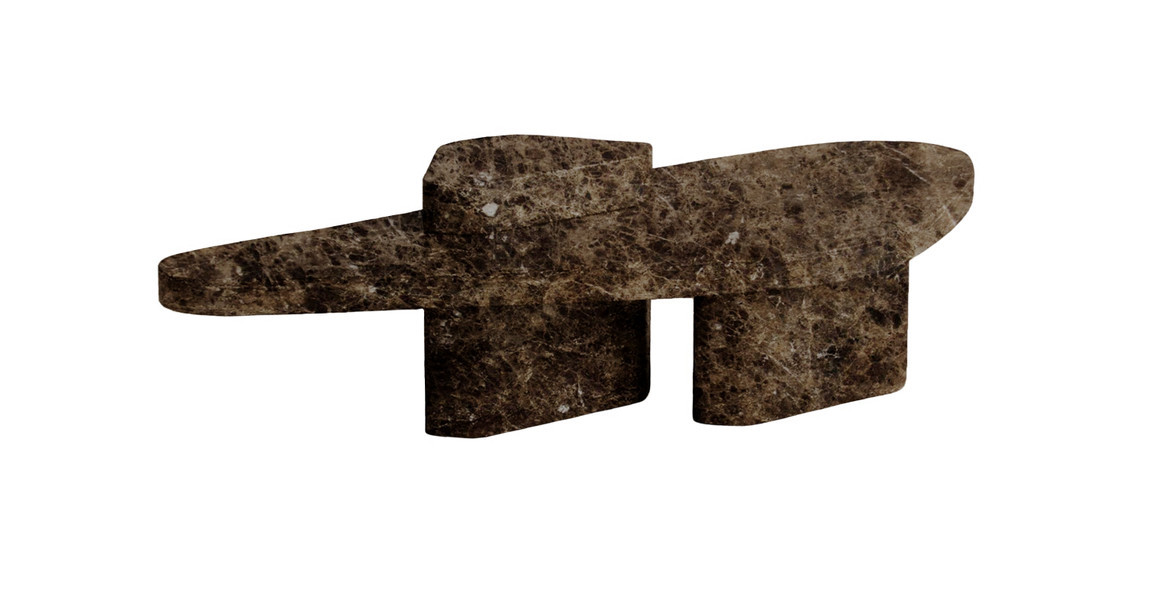 Roman Travertine Puzzle Coffee Table | Manhattan Home Design
