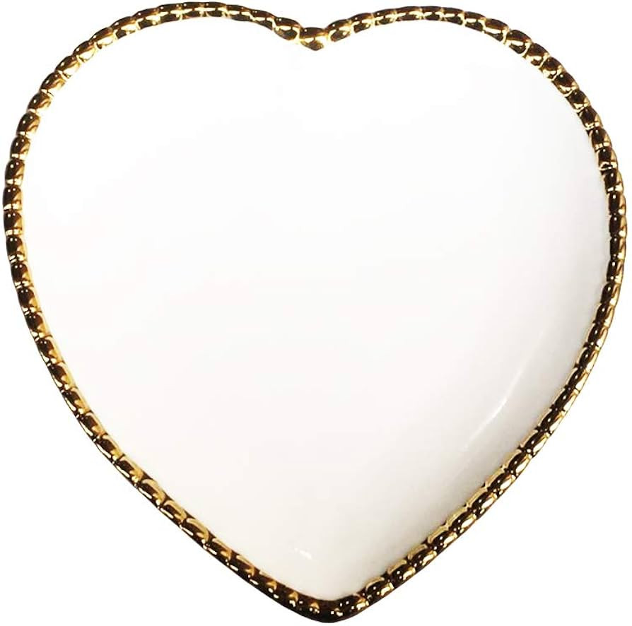 CHOOLD Elegant Ceramic Heart Shaped Dinner Plate/Salad Plate/Dessert Plate/Steak Plate for Kitche... | Amazon (US)