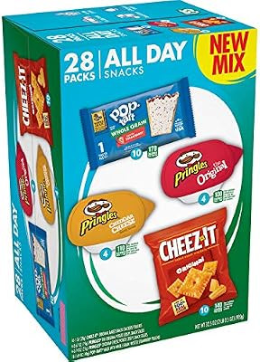 Kellogg's All Day Snacks, Variety Pack, Grab 'N' Go, 32.5oz (28 Count) | Amazon (US)