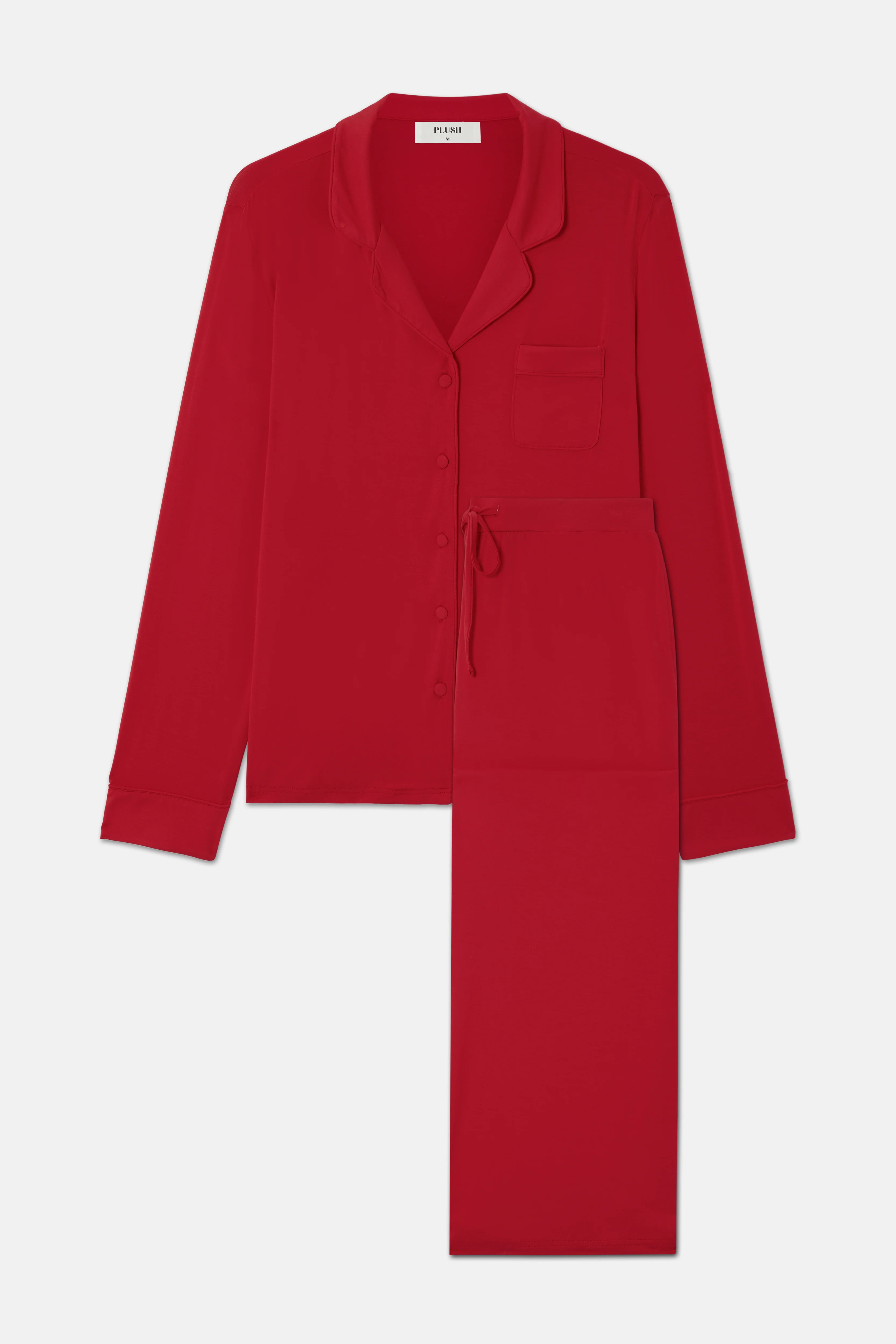 Luxury Bamboo Pyjamas in Red | PLUSH | PLUSH