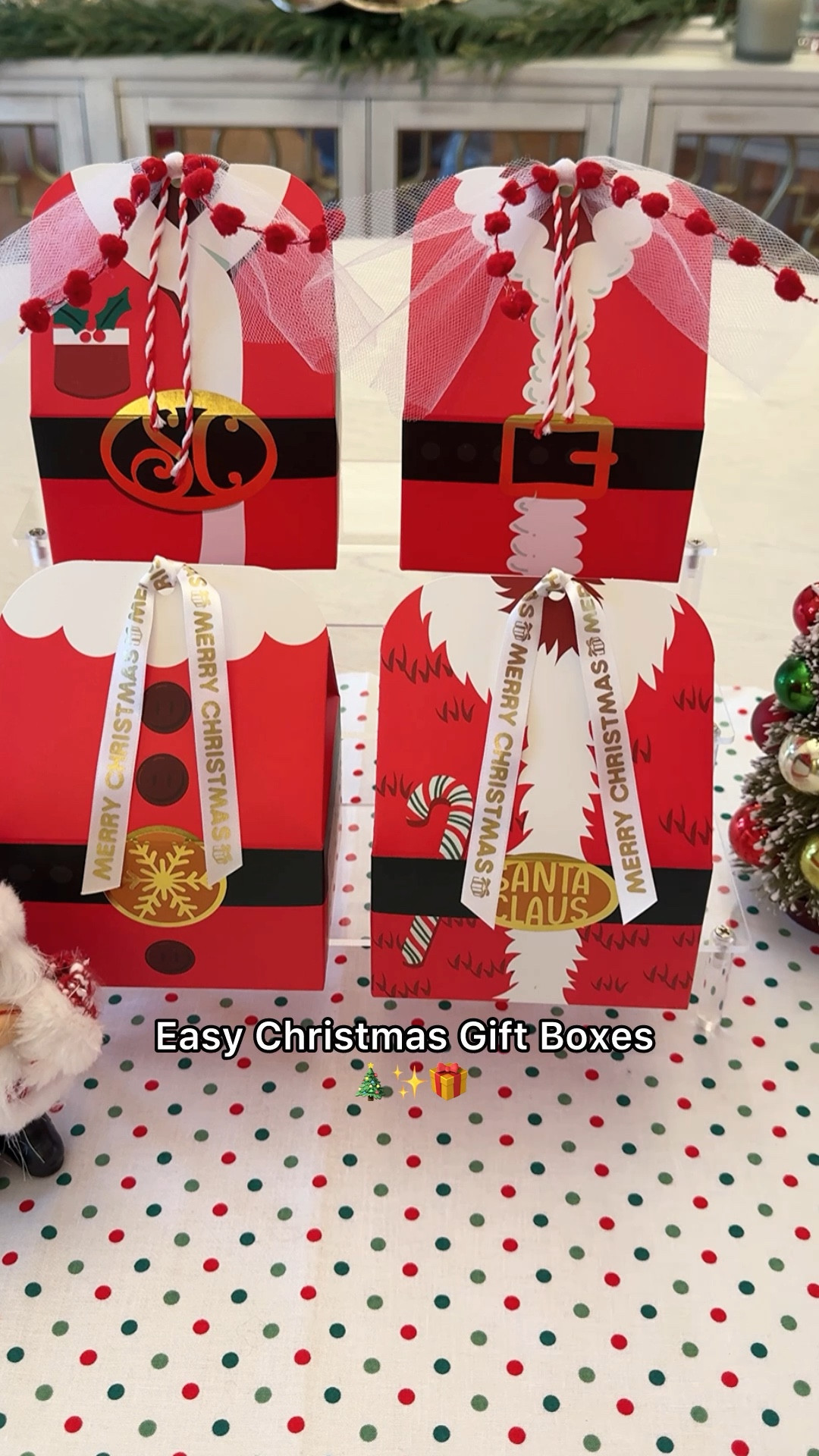 These Christmas gift boxes are such an easy way to make a thoughtful gift in minutes 🎁✨
They come flat, pop right together, and you can fill them with anything — cozy socks, a small beauty set, candy, or a gift card for teachers, coworkers, friends… whoever’s on your list!

#christmasgiftideas #easygifts #teacherchristmasgifts #giftideas2025 #affordablegifts #holidaygifting #smallgiftideas #christmasDIY #diygift

#LTKSeasonal #LTKGiftGuide #LTKHoliday