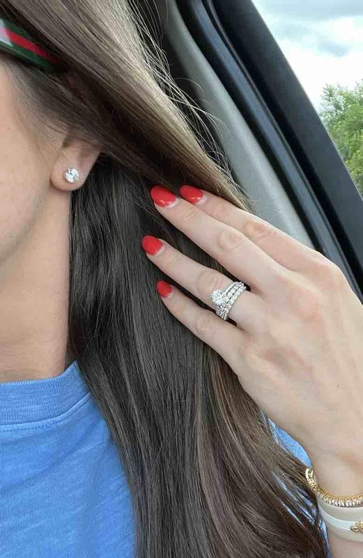 Nordstrom Cubic Zirconia Stud Earrings - 2ct. | Nordstrom | Nordstrom