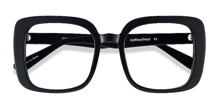 Heather Square Black Glasses for Women | Eyebuydirect | EyeBuyDirect.com