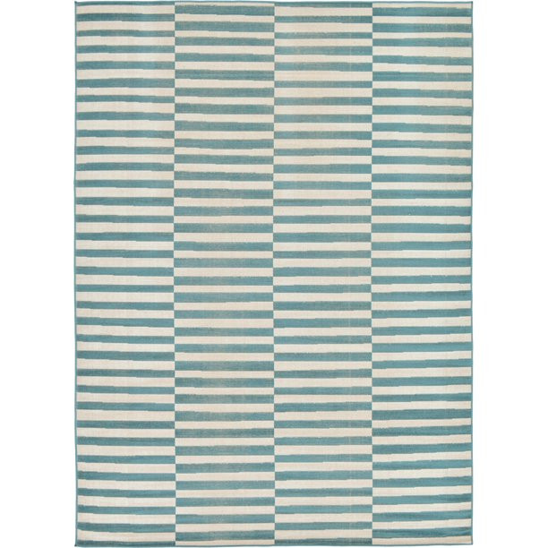 Unique Loom Striped Williamsburg Vintage Geometric Area Rug or Runner | Walmart (US)