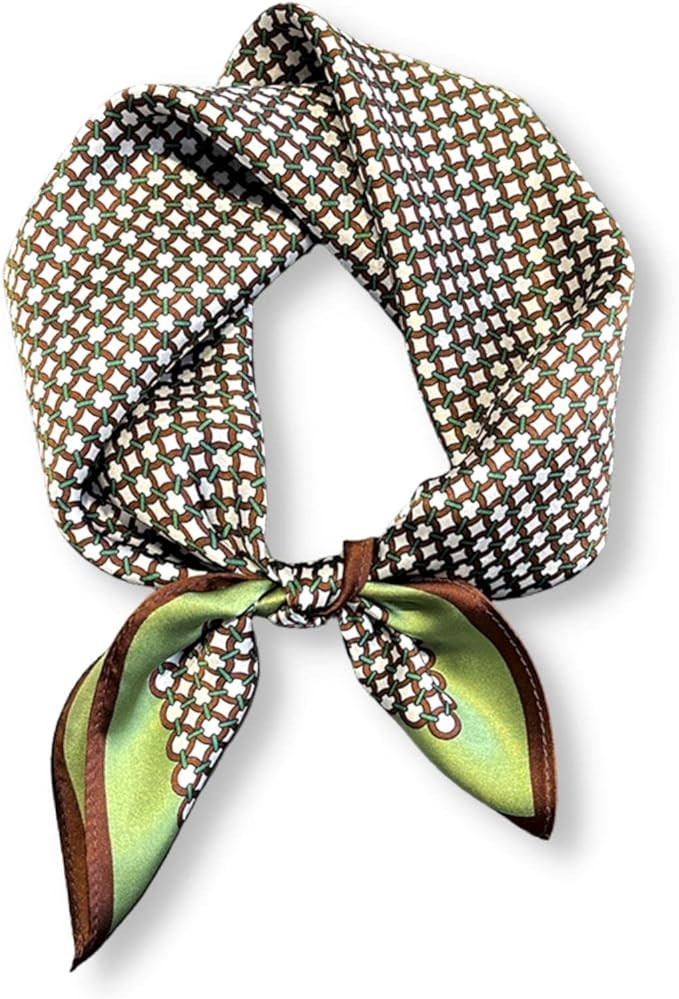 PoeticEHome 100% Mulberry Silk Neck Scarf 21"x21" Small Square Scarfs for Women Gift Packed | Amazon (US)