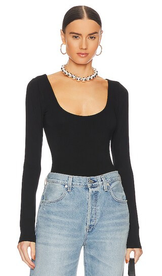 Scoop Neck Bodysuit | Revolve Clothing (Global)
