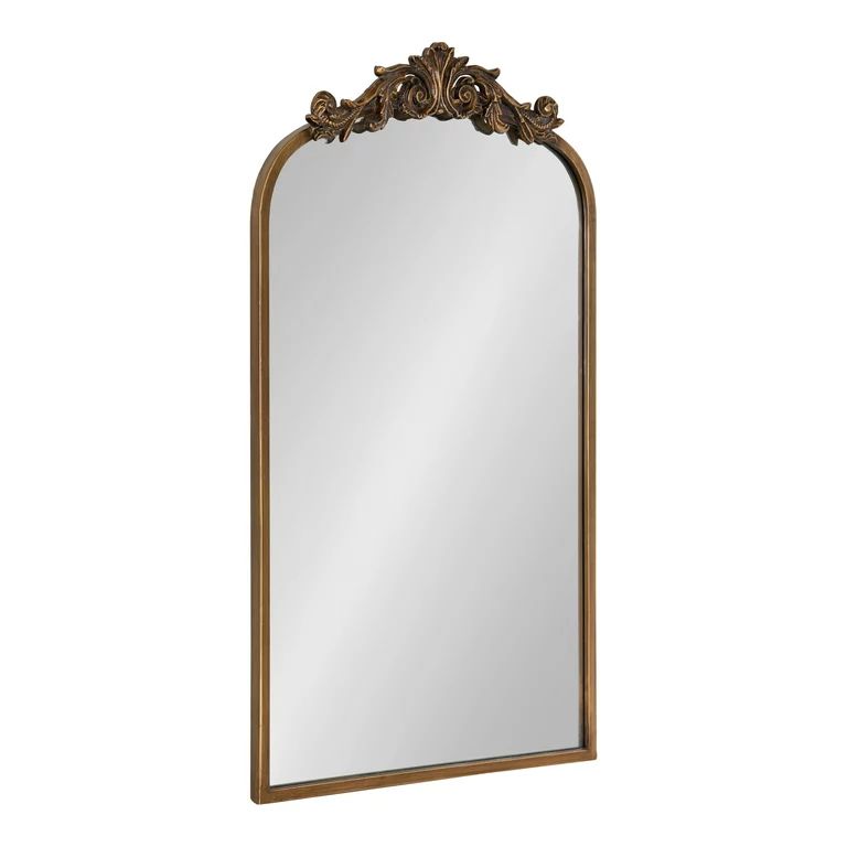 Kate and Laurel 1.5" x 19" Gold Traditional Wall Mirror | Walmart (US)