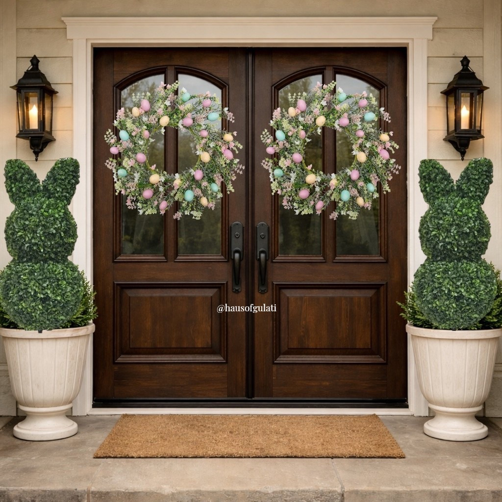 Outdoor front porch Easter decor

#LTKHome #LTKSpringSale