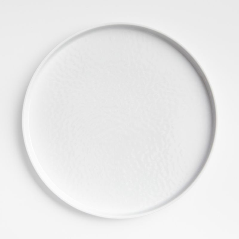Stacks White Melamine Dinner Plate | Crate & Barrel | Crate & Barrel