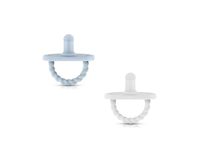 Sweetie Pacifier Soother Baby Silicone Baby Pacifier Soft Silicone Certified BPA Free Set of 2 (W... | Amazon (US)