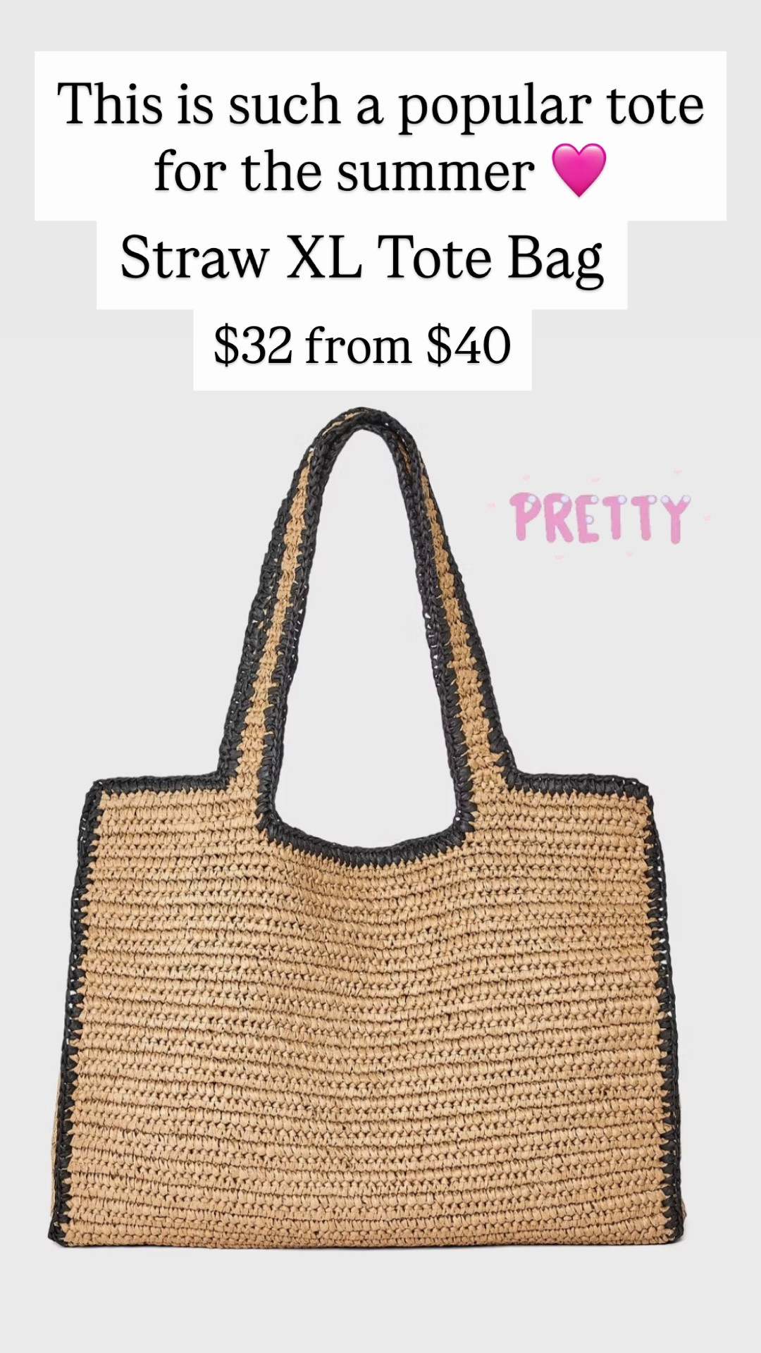 Straw XL Tote Bag

#LTKSaleAlert