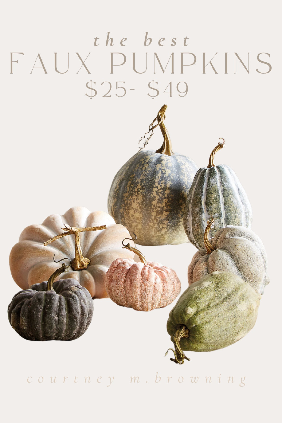 The best faux pumpkins at every price point! Faux pumpkins, fall decor, fall porch, decorative pumpkins, fall home decor, neutral decor, cinderella pumpkins, realistic pumpkins 

#LTKSeasonal #LTKhome #LTKfindsunder50