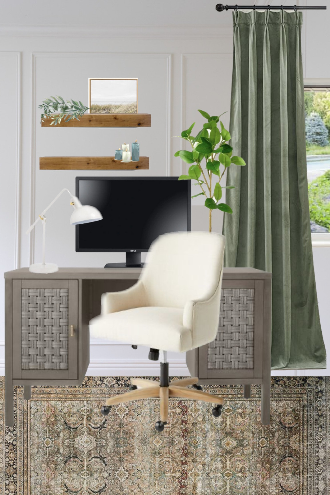Desk area in a living room

#LTKfamily #LTKstyletip #LTKhome